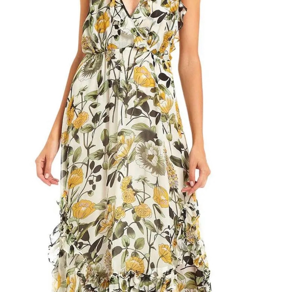Secret Pon-Pon Floral Maxi Dress. EUC - Picture 9 of 9